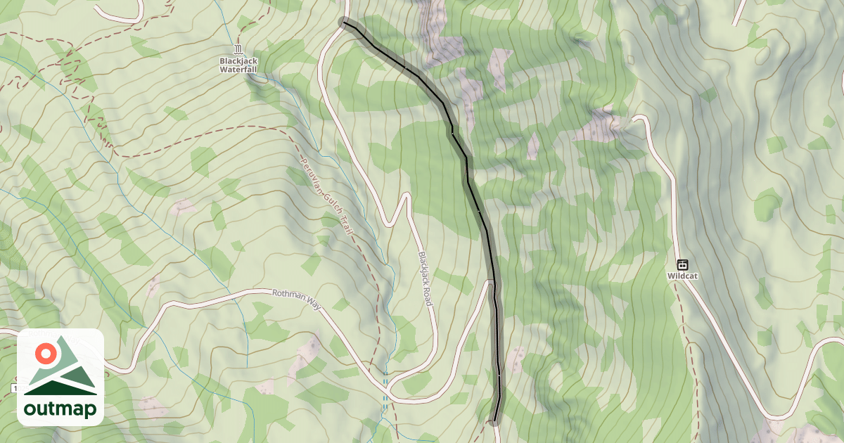 Map of Blackjack Traverse