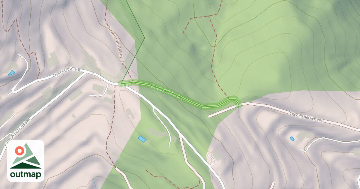 Map of Chemin dei Ferreiro