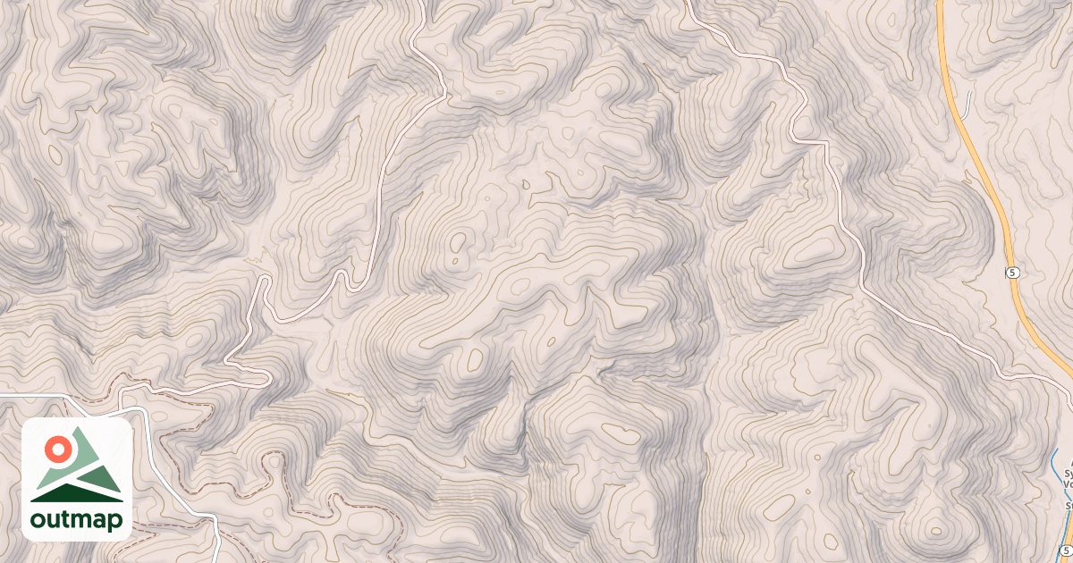 Map of USFS Motor Vehicle Use Map Roads {7C783C7A-C56C-4896-954C-EA2301018FD4}