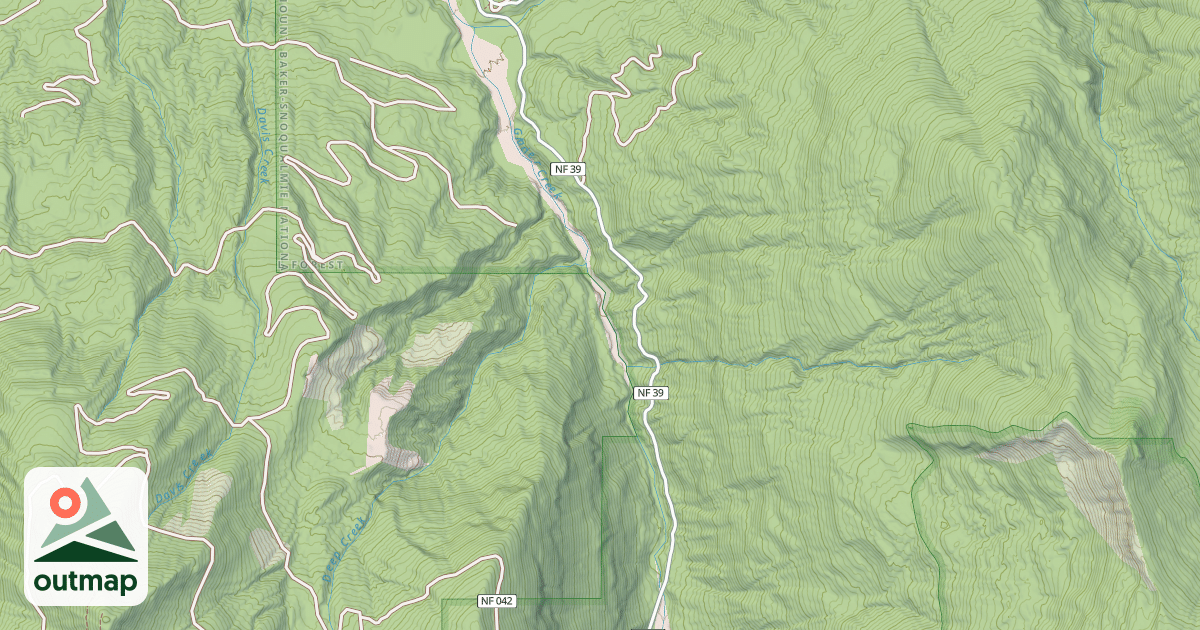 Map of GLACIER CR