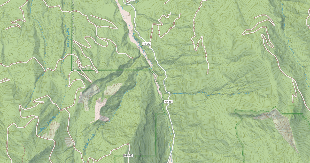 Map preview of GLACIER CR