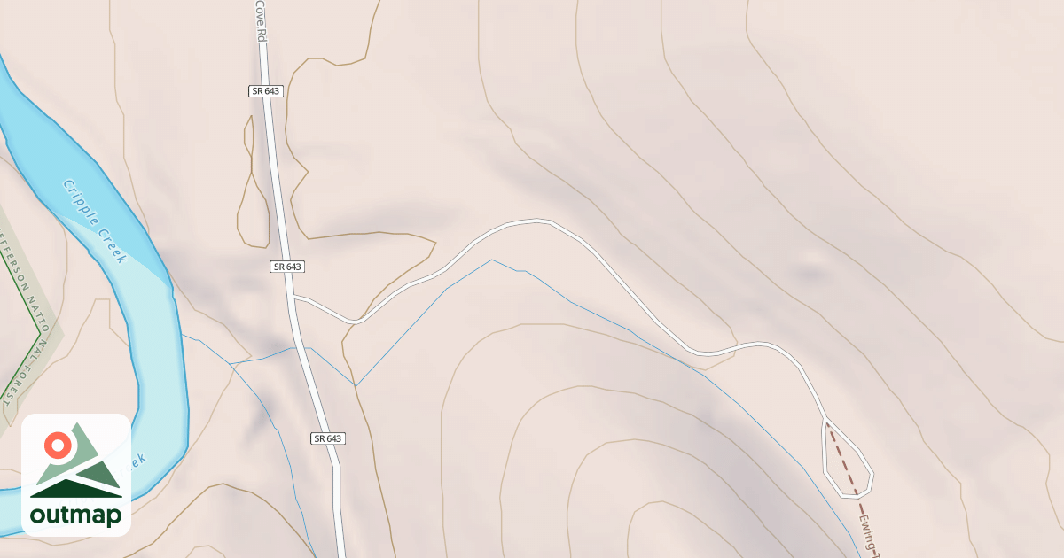 Map of RAVEN CLIFF HORSE
