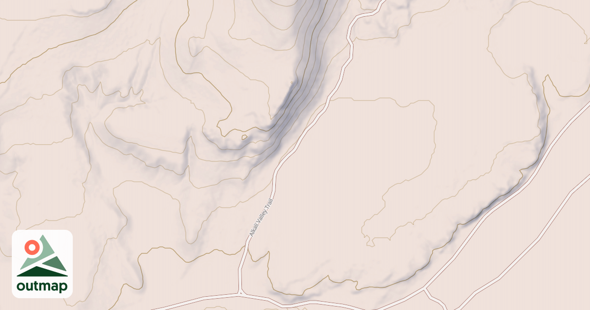 Map of ALKALI VALLEY TRAIL