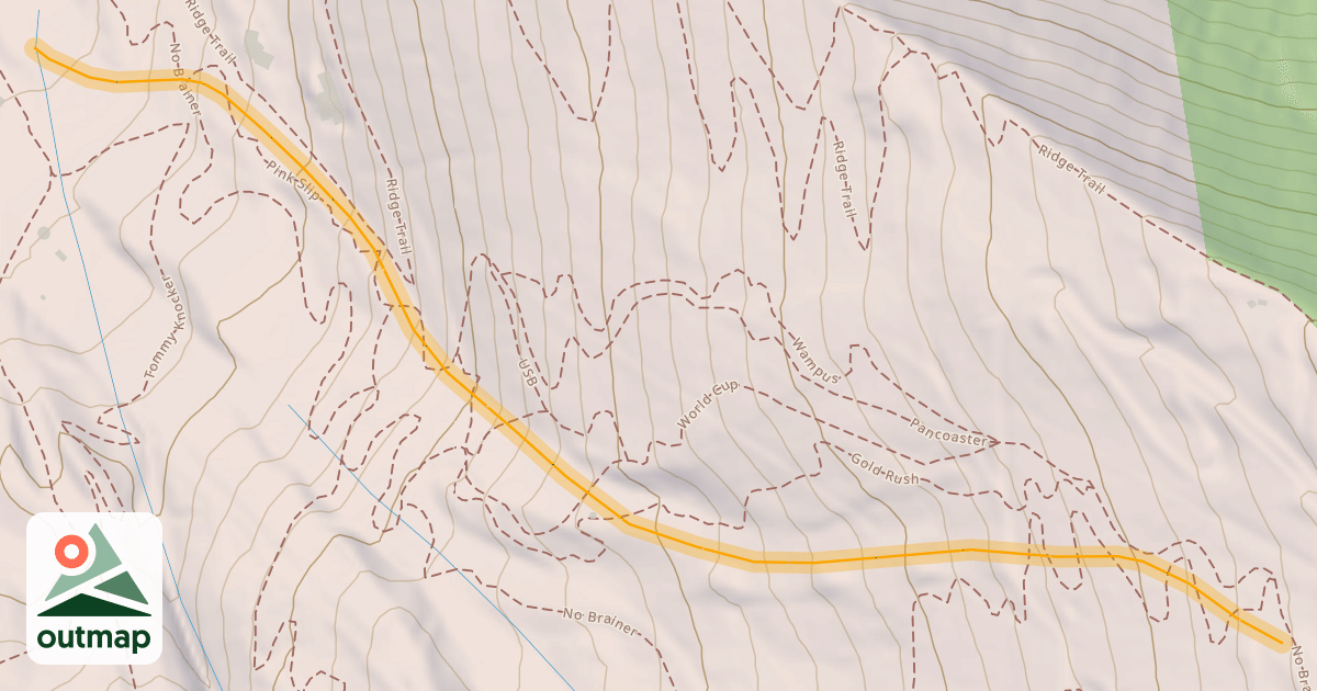 Map of Hoot Brown Terrain Park