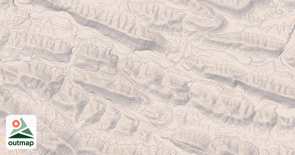 Map of WOLF PEN GAP 1