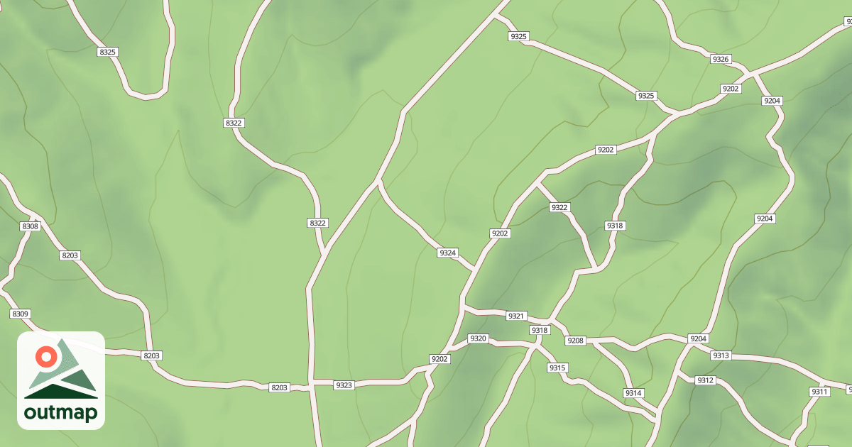 Map of USFS Motor Vehicle Use Map Trails 19845