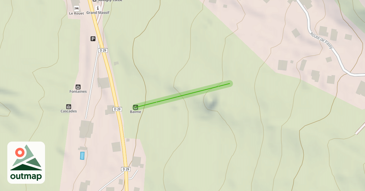 Map of Feulatiere