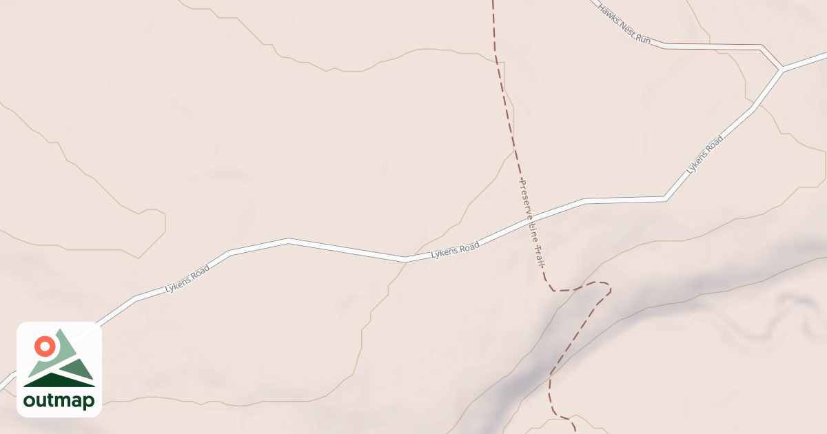 Map of Haldeman & Greenland Tracts - Snowmobile Trails