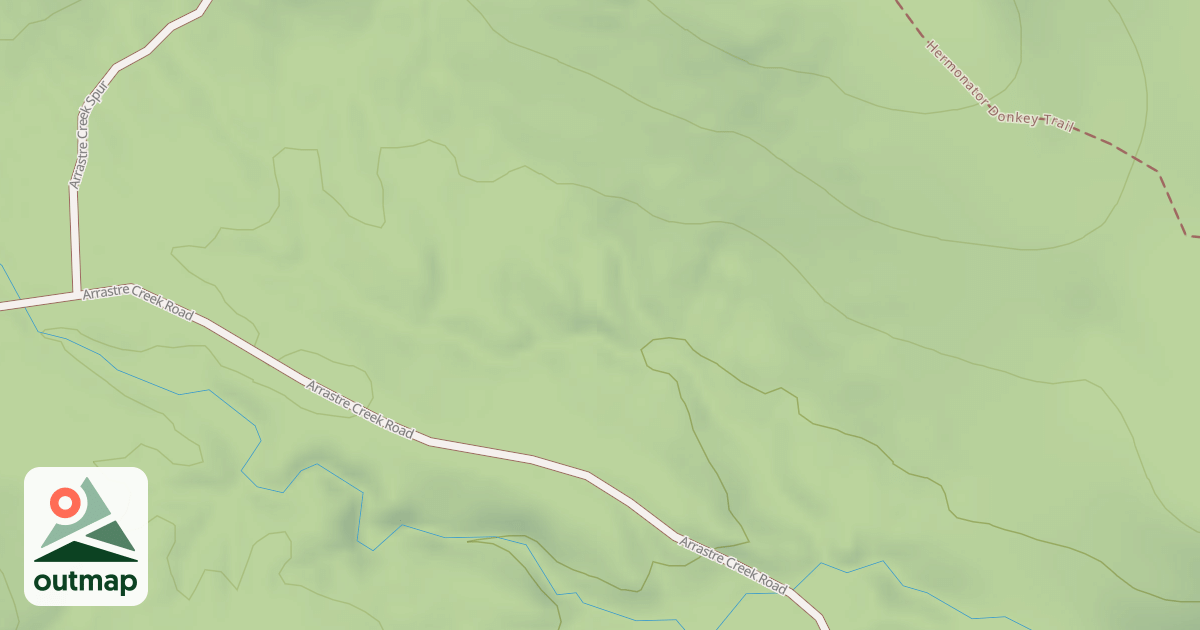 Map of ARRASTRE CREEK SPUR