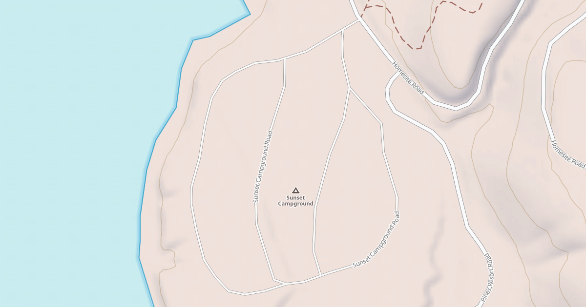 Map preview of SUNSET CAMPGROUND