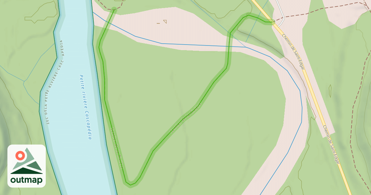 Map of Sentier de la Rivière
