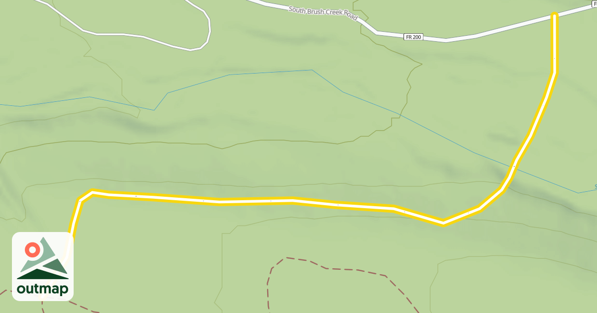 Map of Bridge Trail