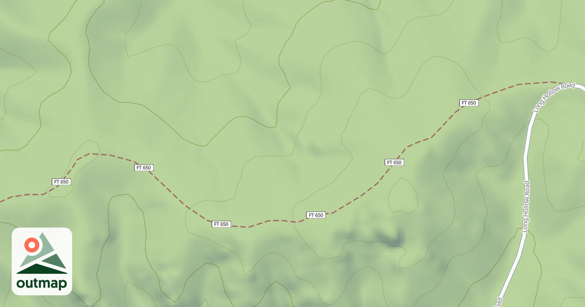 Map of Long Hollow