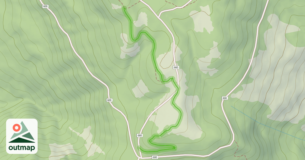 Map of Beautiful Trail / Hydra