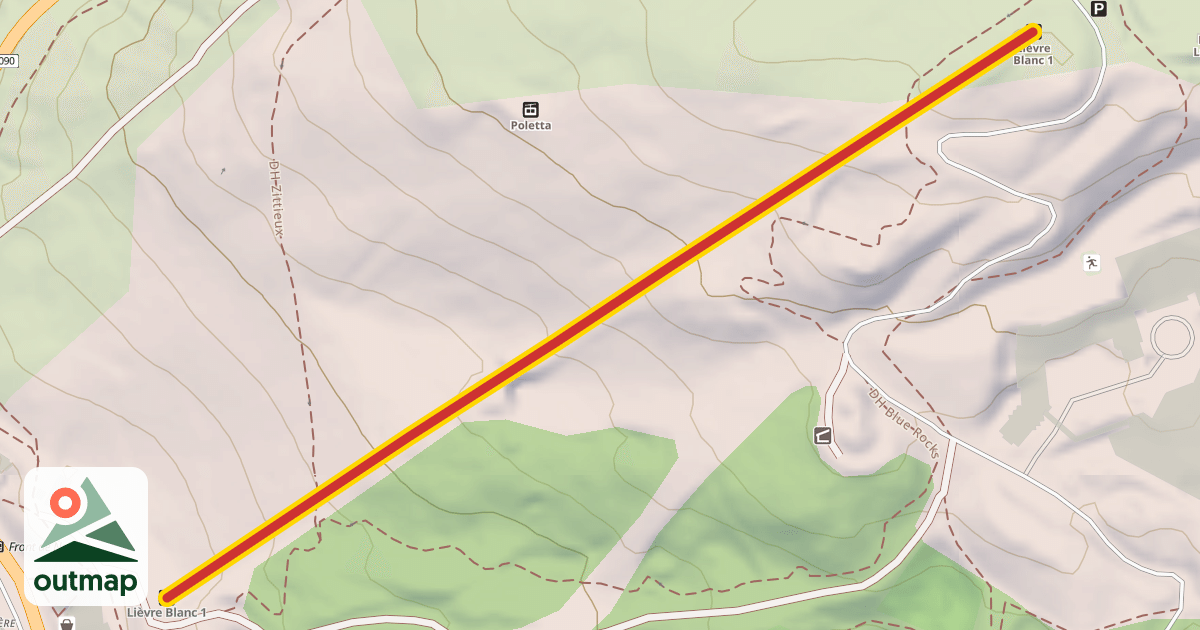 Map of Lièvre Blanc 1