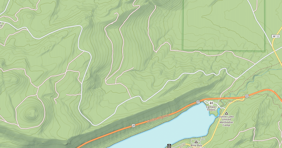 Map preview of ROUND LAKE