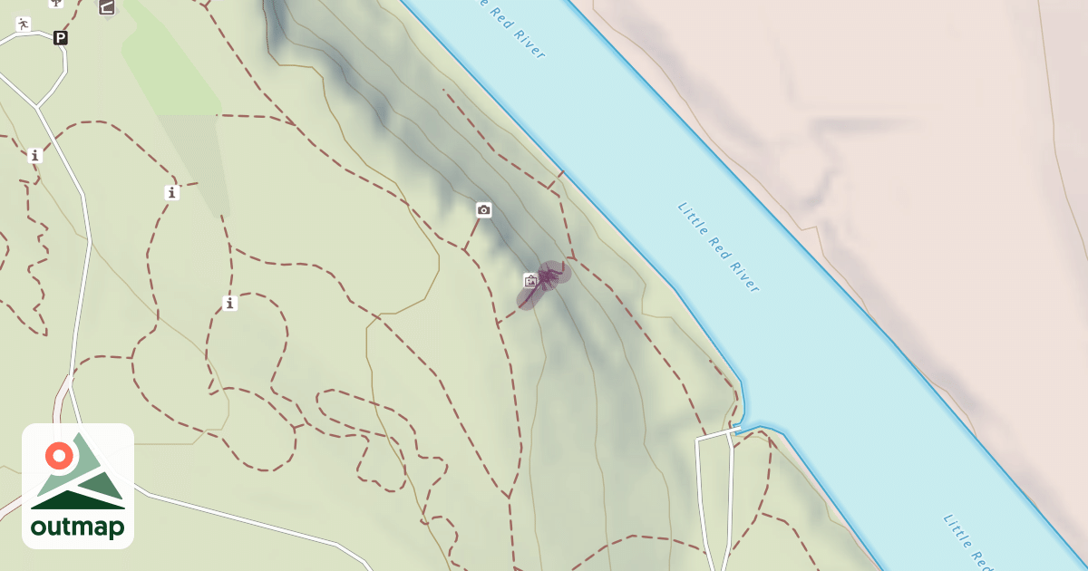 Map of Climbing Route
