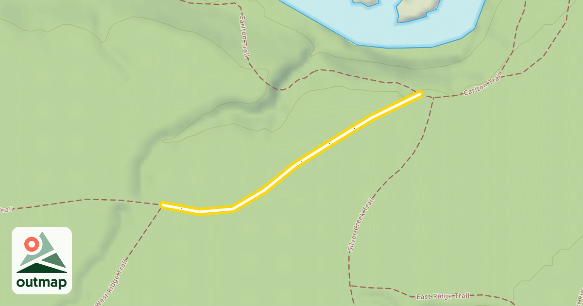 Map of West Ridge Trail
