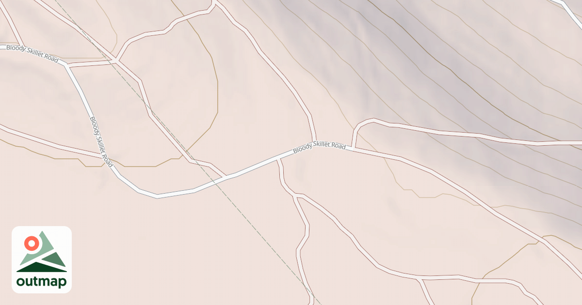 Map of Bloody Skillet ATV Trail
