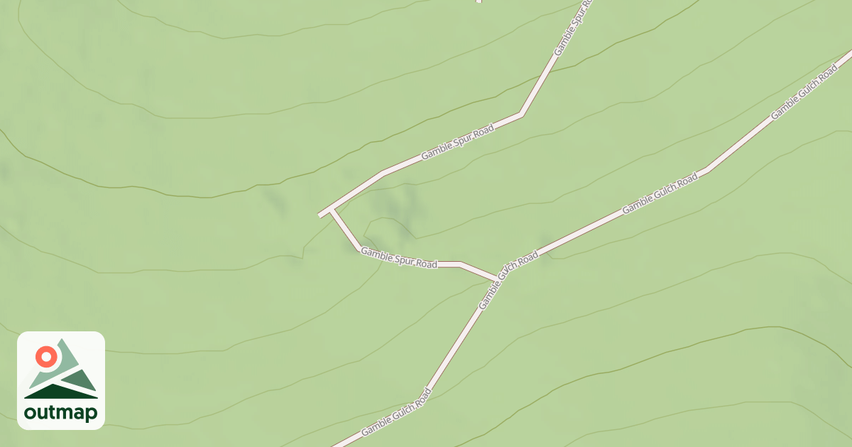 Map of GAMBLE SPUR