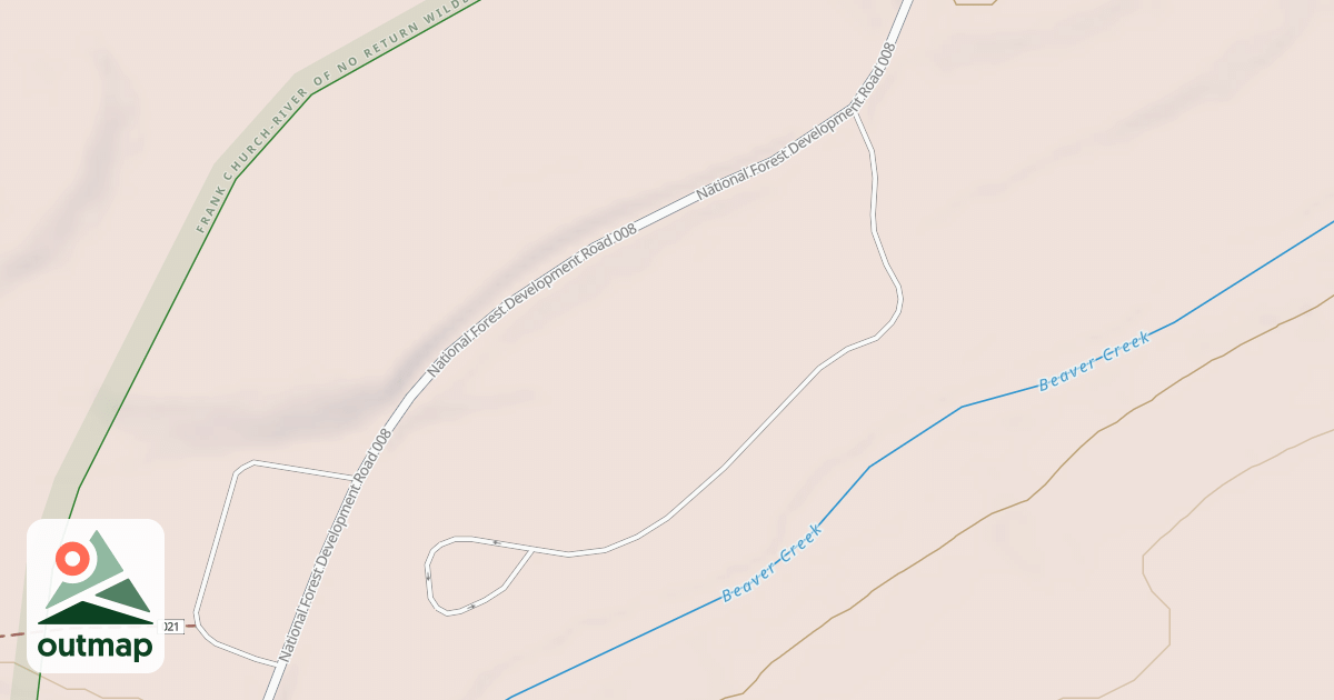 Map of BEAVER CR C G