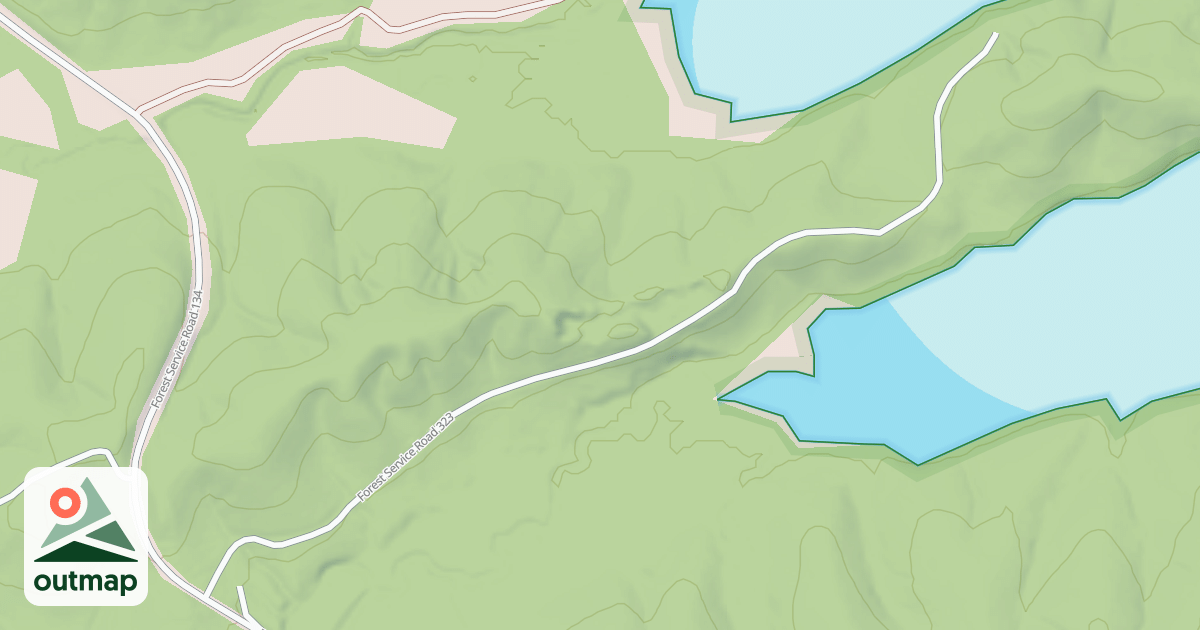 Map of SHELLY HILL ROAD