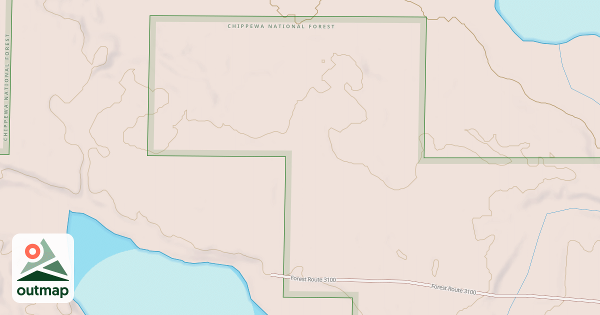 Map of FR 3100 SPUR A