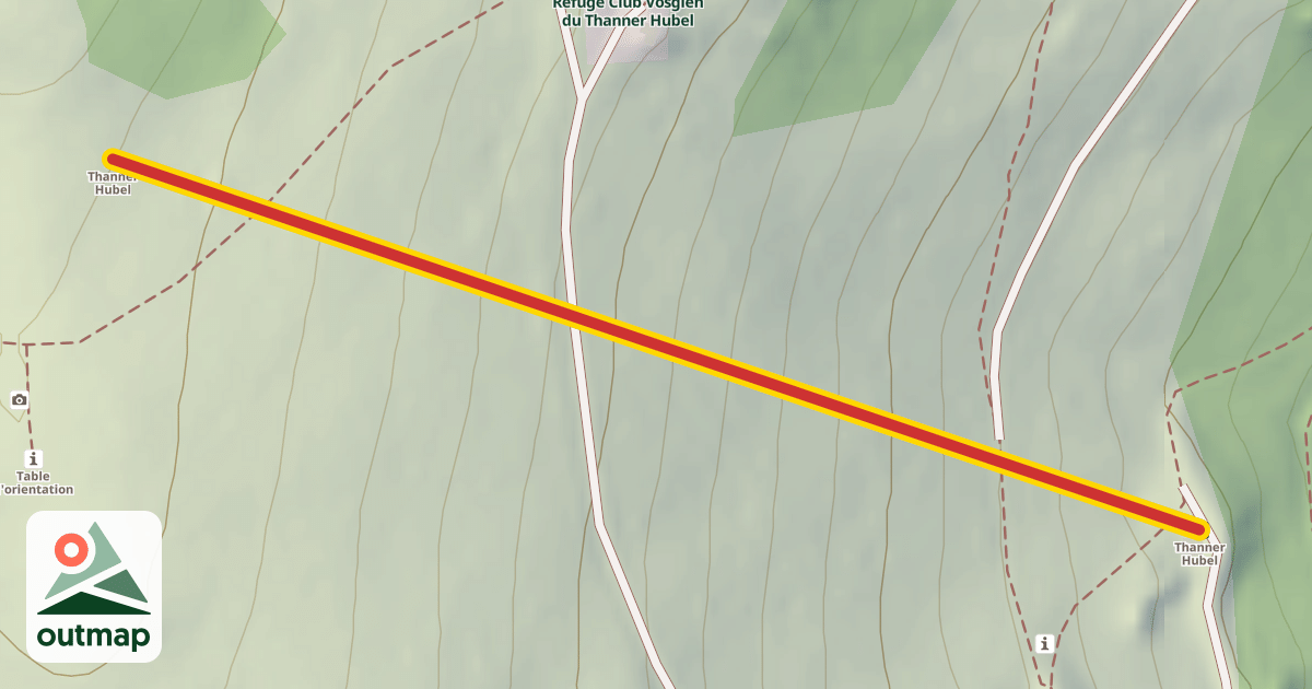 Map of Thanner Hubel