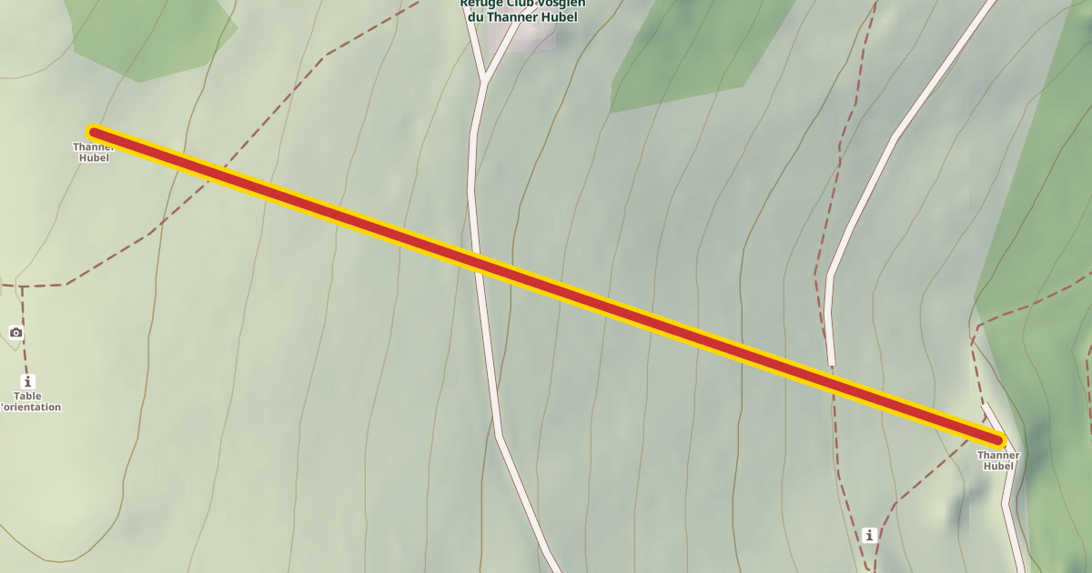 Map preview of Thanner Hubel