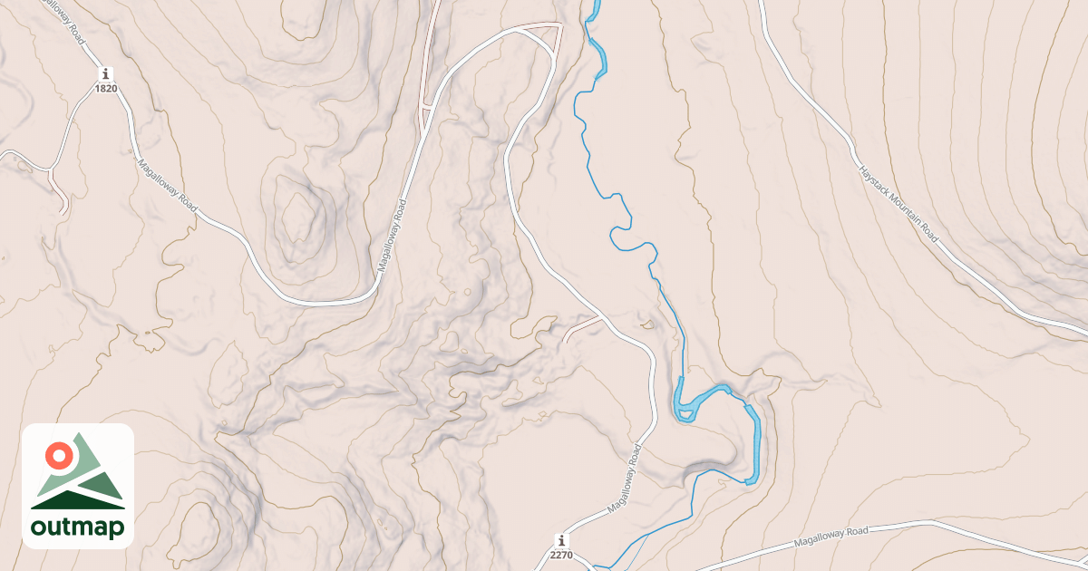 Map of Magalloway Rd