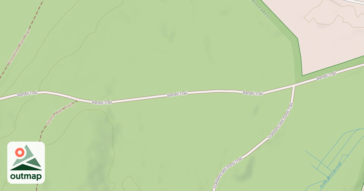 Map of Bartell Trail