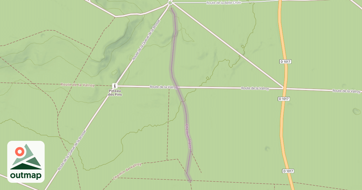 Map of Chemin Blanc