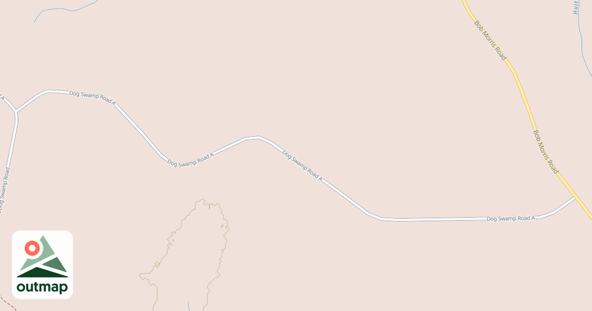 Map of DOG SWAMP A