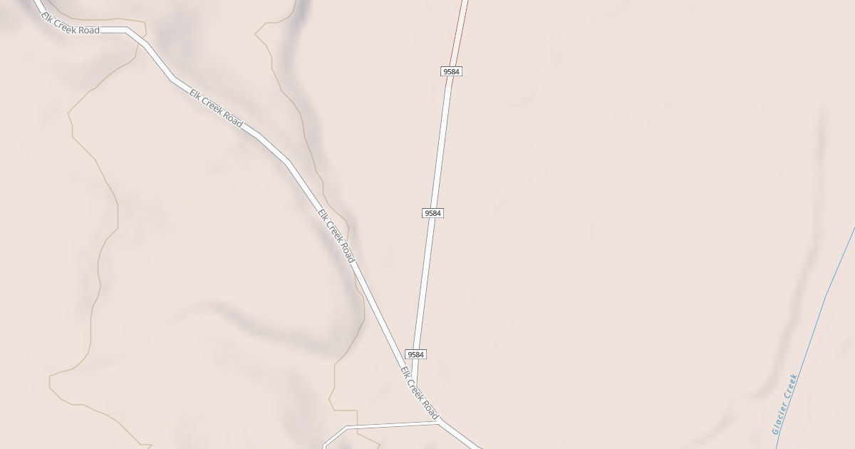 Map preview of GLACIER CREEK FLATS