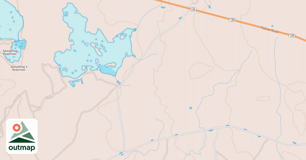 Map of BEELER RESERVOIR