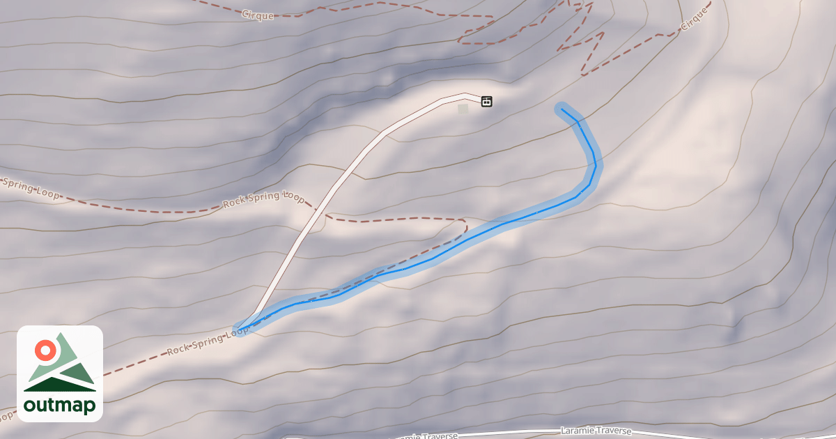 Map of Hanging Rock