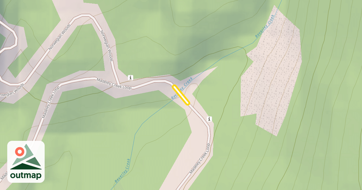 Map of Madeley Creek Loop