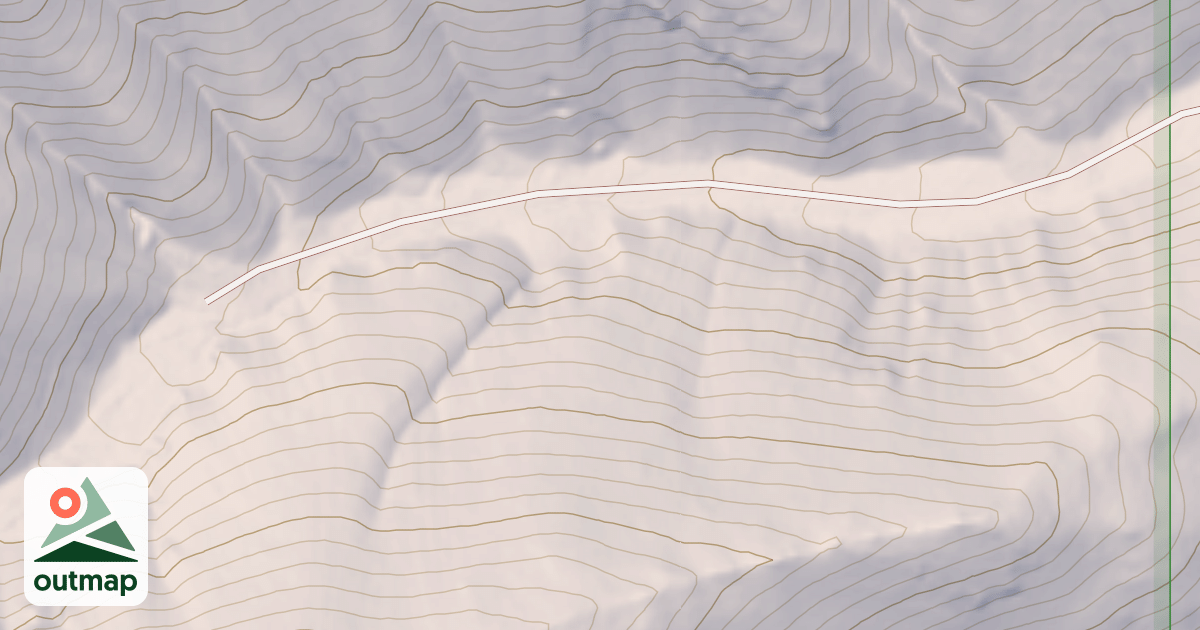Map of BIG DRY CANYON