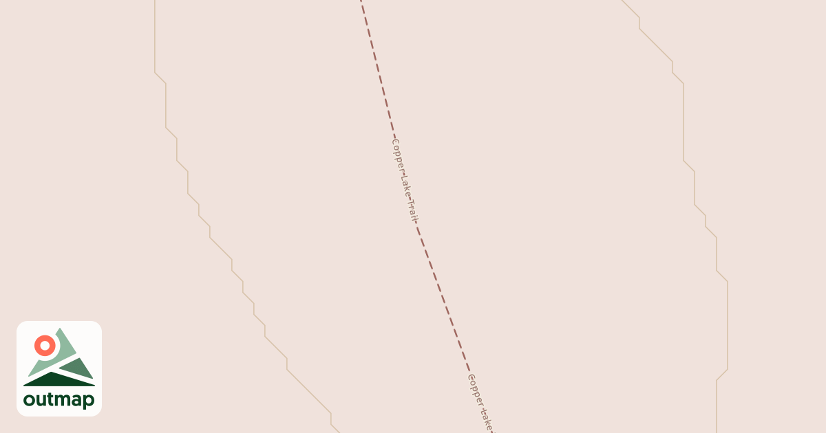 Map of Copper Lake Trail