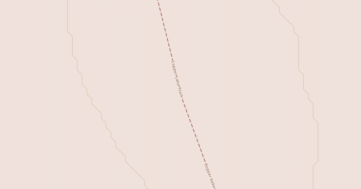 Map preview of Copper Lake Trail