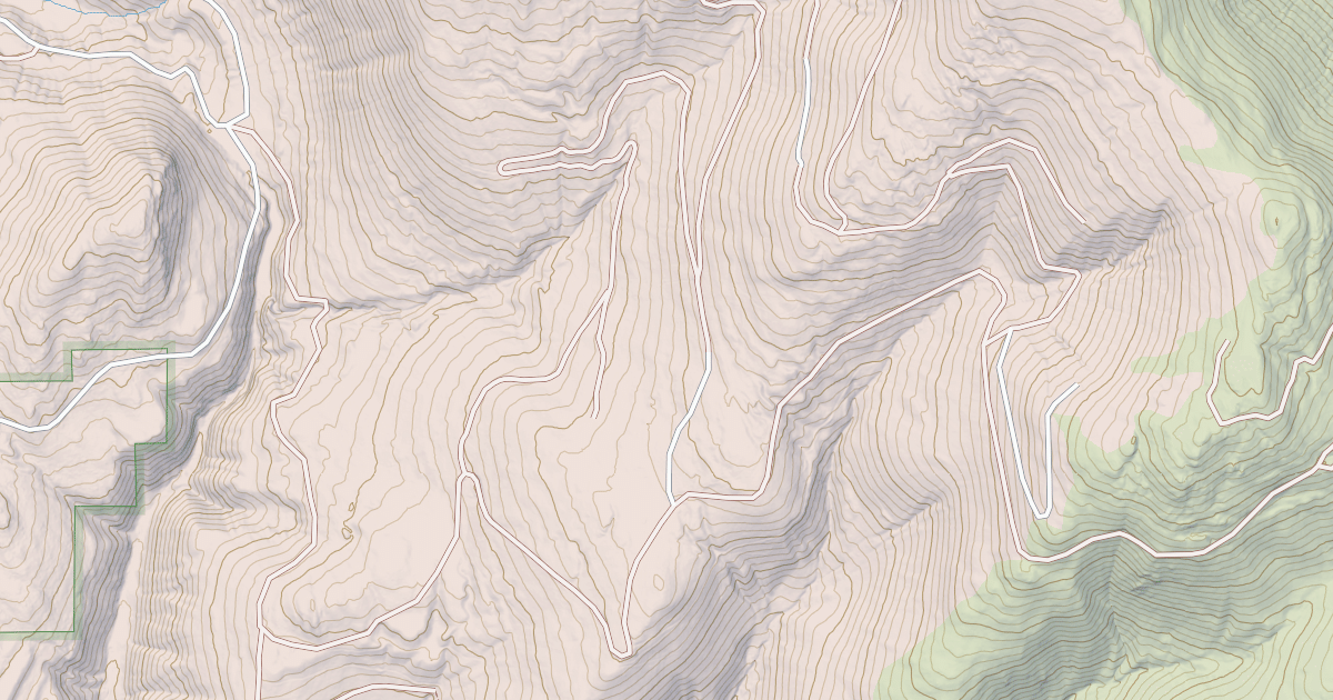 Map preview of TONASKET MTN/ AENEAS CREEK