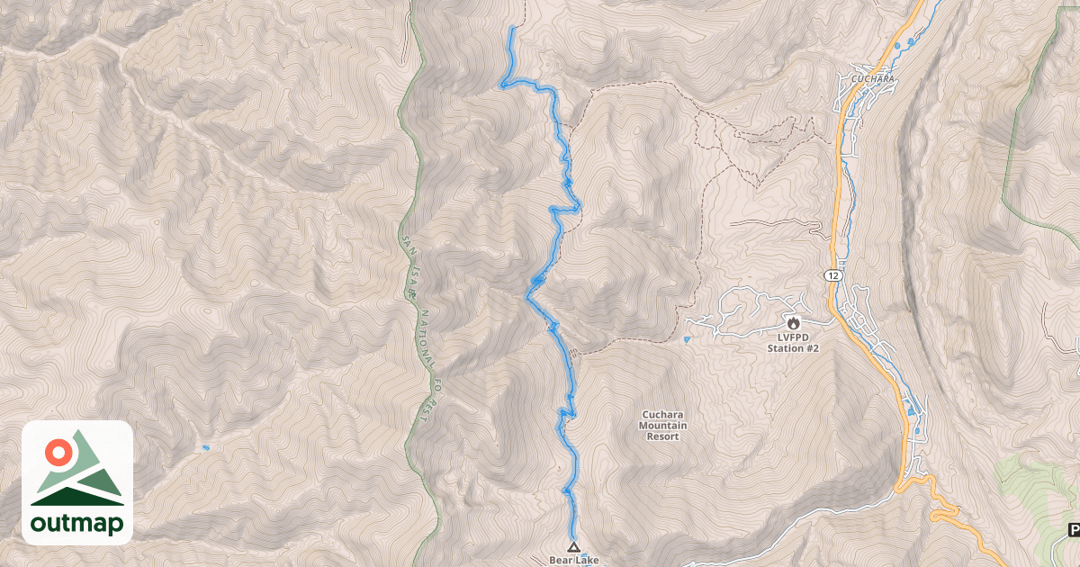 Map of Indian Creek Trail