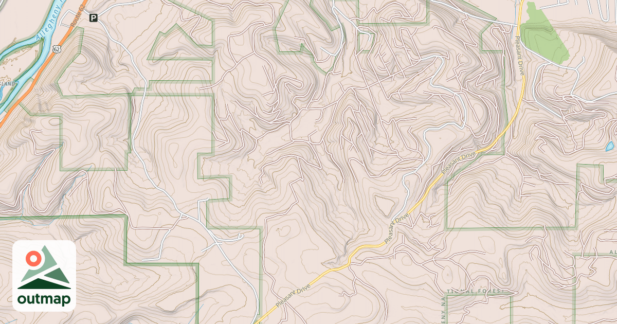 Map of ROCKY GAP ATV MAIN LOOP