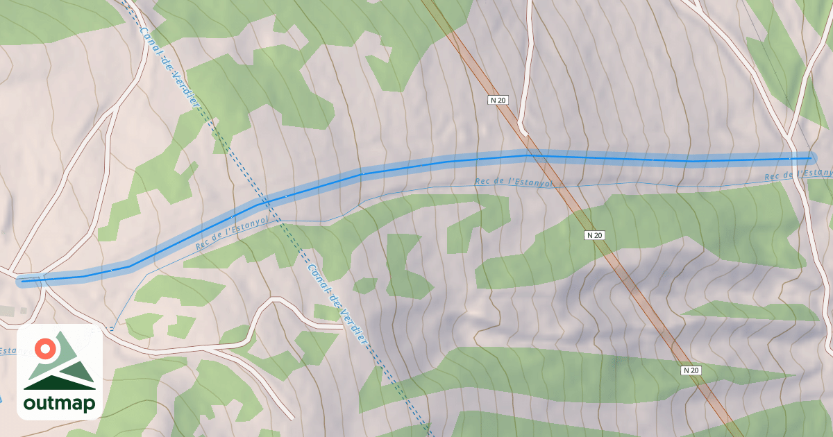 Map of La Coulée