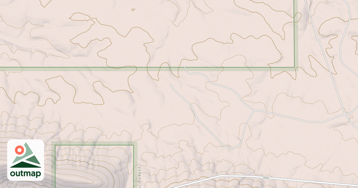 Map of USFS Motor Vehicle Use Map Roads {04A416FB-3D7E-4642-BCC8-99ADDD4846FF}