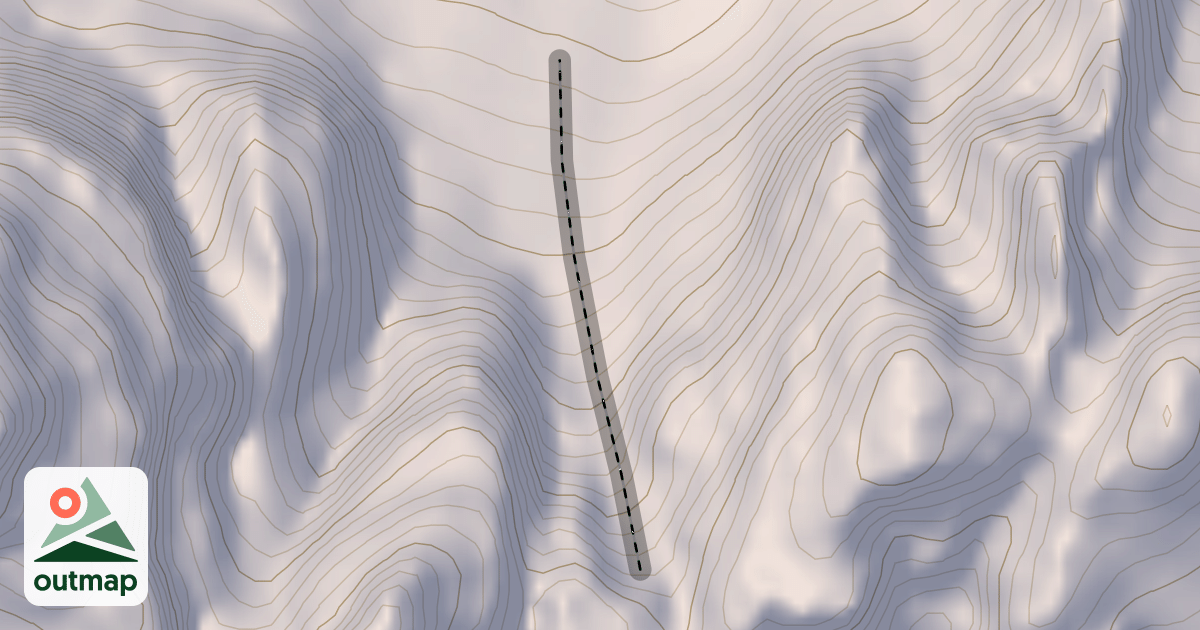 Map of Ledgeling Couloir
