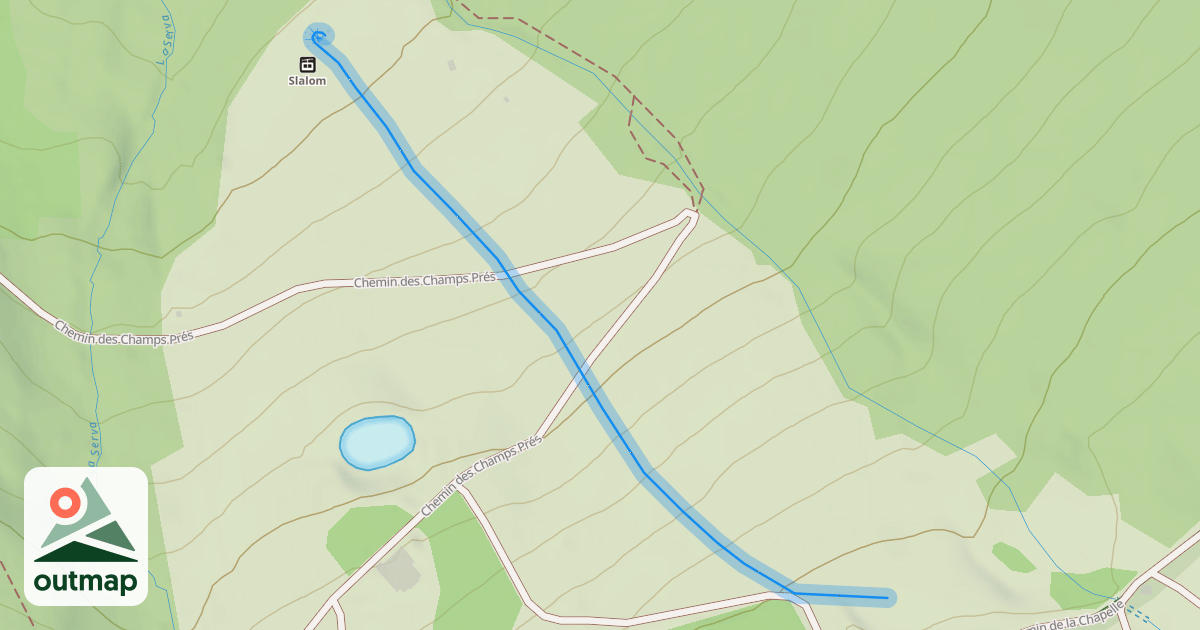 Map of Chamois
