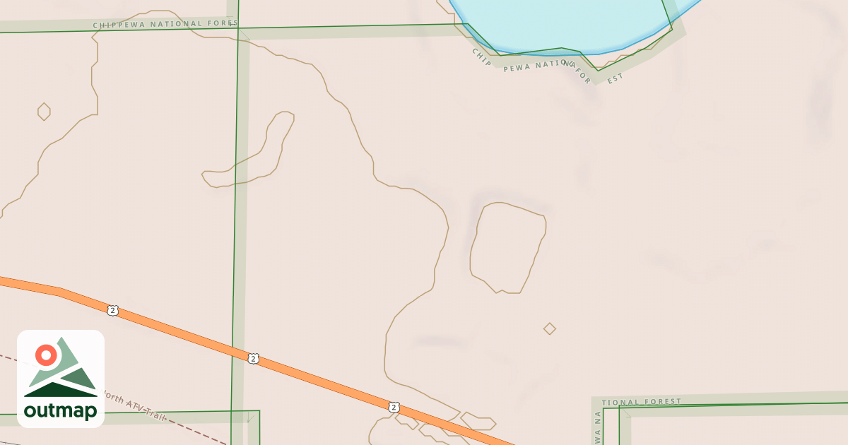Map of GRASS LAKE ROAD