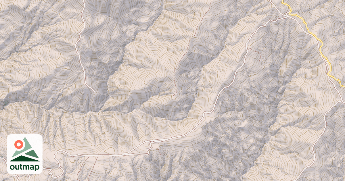 Map of HARDIN HOLE RIDGE