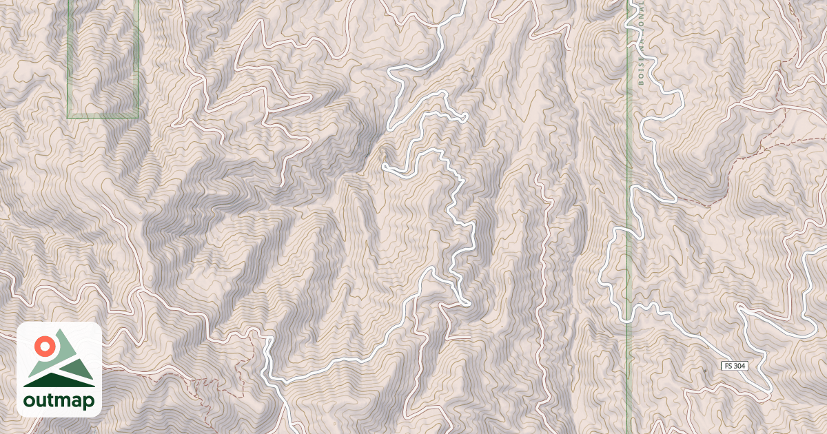 Map of A-Hill